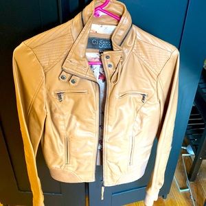 Camel Gi Sono bomber jacket